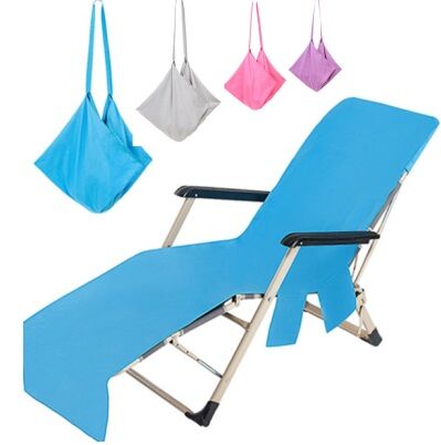 beach lounge chair cover towel with pocket wholesale